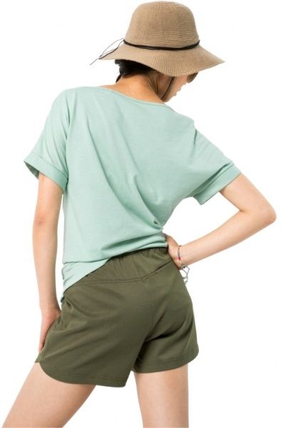 Футболка Jack Wolfskin TROPICAL LEAF T W 1806372-4084 M бірюзовий