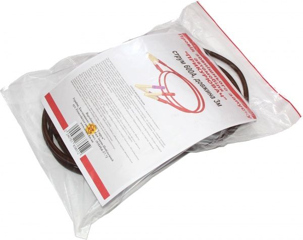 Старт-кабель Струм 600 A 3 м