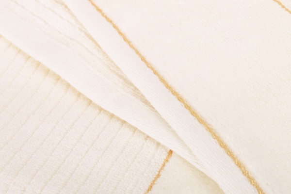 Набор полотенец махровых Gold 2 шт молочный BILTEX 