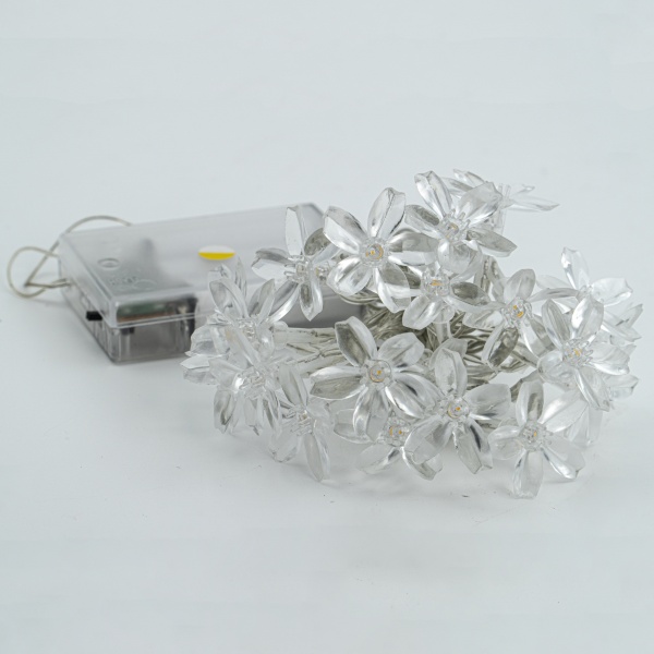 Декоративная гирлянда Altalusse (INL-2708B-20 Warm) встроенный светодиод (LED) 20 ламп 3 м 