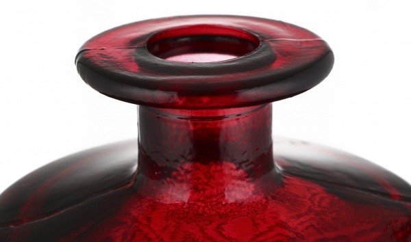 Ваза скляна San Miguel Nihon 12 см червона 