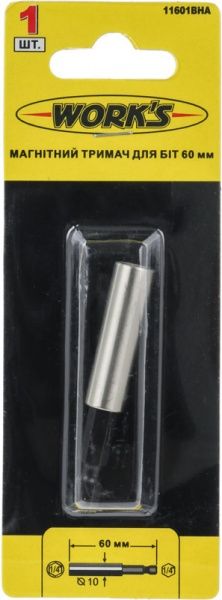 Держатель бит Work's 60 мм 11601BH