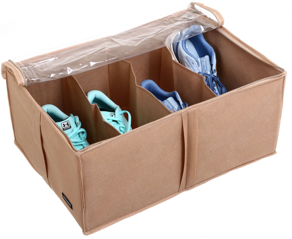 Органайзер складной Organize Beg-O-4 на 4 пары (беж) 200x340x480 мм