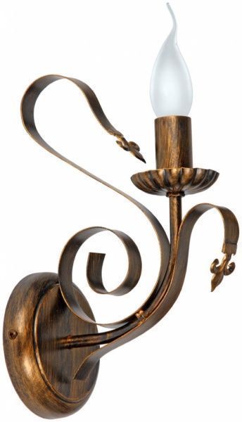 Бра Vitaluce 1x60 Вт E14 антична бронза V1350/1A 