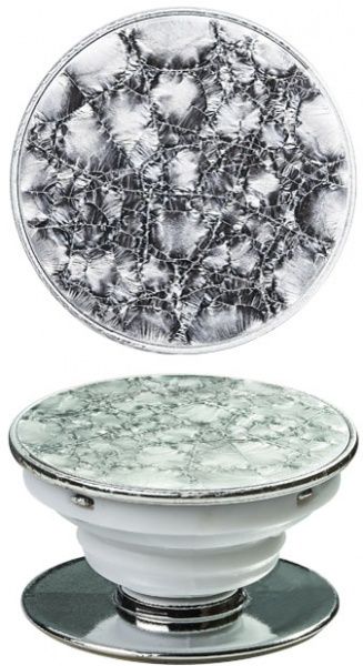 Тримач для телефона Pop 019 Luxe Cube срібний