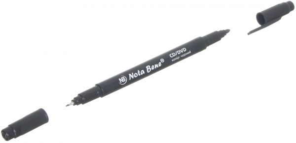 Маркер перманентний Nota Bene CD/DVD 115 чорний 
