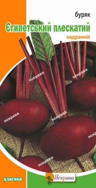 Семена Яскрава свекла столовая Египетский плоский 3г (4823069800086)