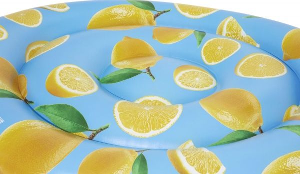 Матрац надувний Bestway із запахом лимону 176х122 см різнокольоровий