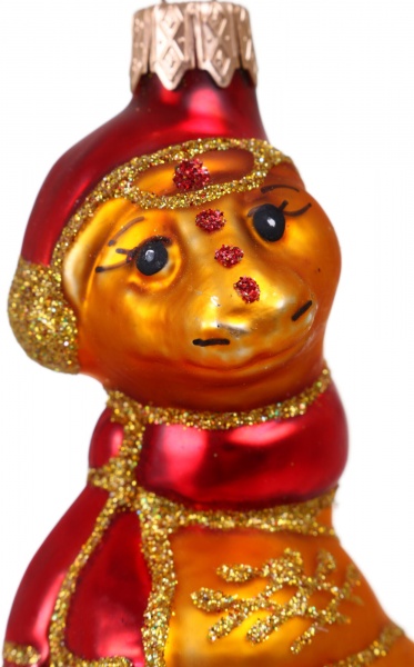 Декорация новогодняя Формовая игрушка в ассортименте 7 см 