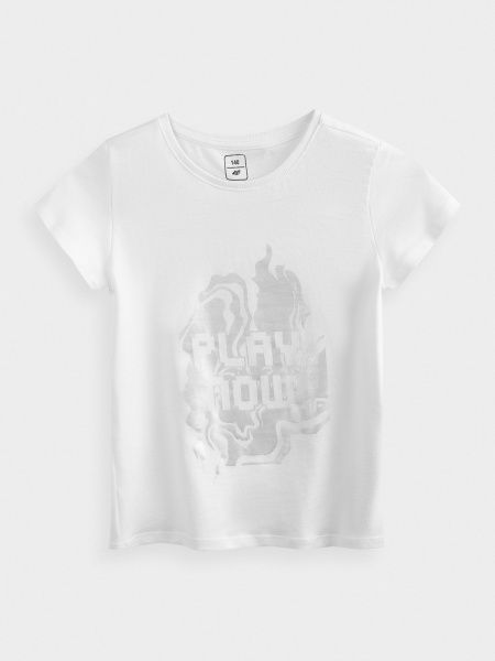 Футболка 4F J4Z20-JTSD204-10S 158 белый