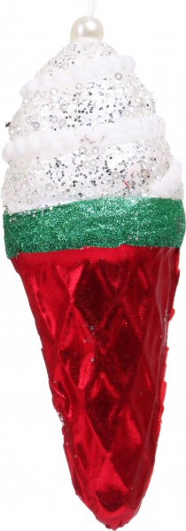 Декоративная подвеска Мороженое 12 см разноцветный HF21F18