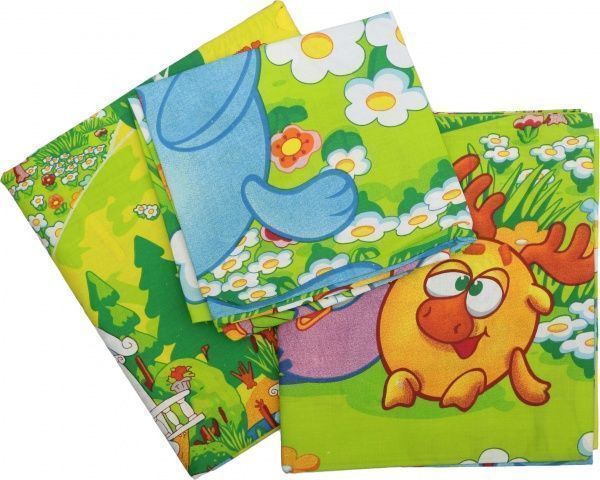 Комплект постельного белья СЕЛЕНА Смешарики салатовый 2222233066013 