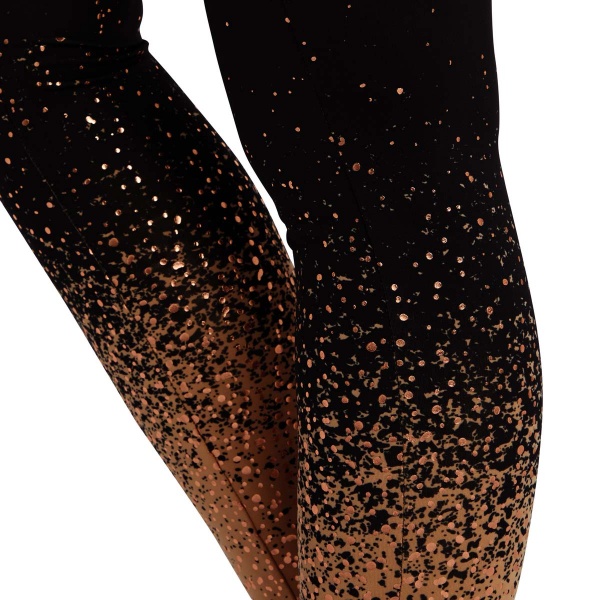 Лосины Energetics Byanca W 418930-904050 р.40 черно-золотой