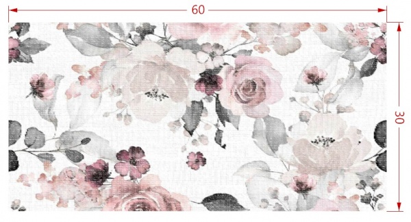 Плитка Ceramika Color Punto Rosa White Dekor 30x60 2 шт. 