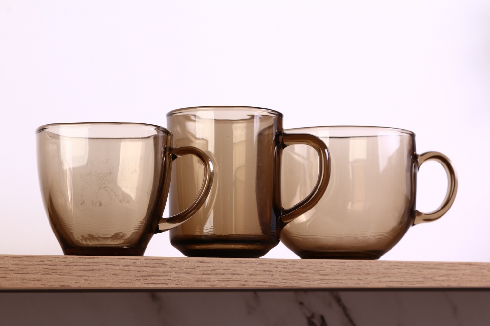 Чашка Гута 220 мл КВ Quadra дымчатая