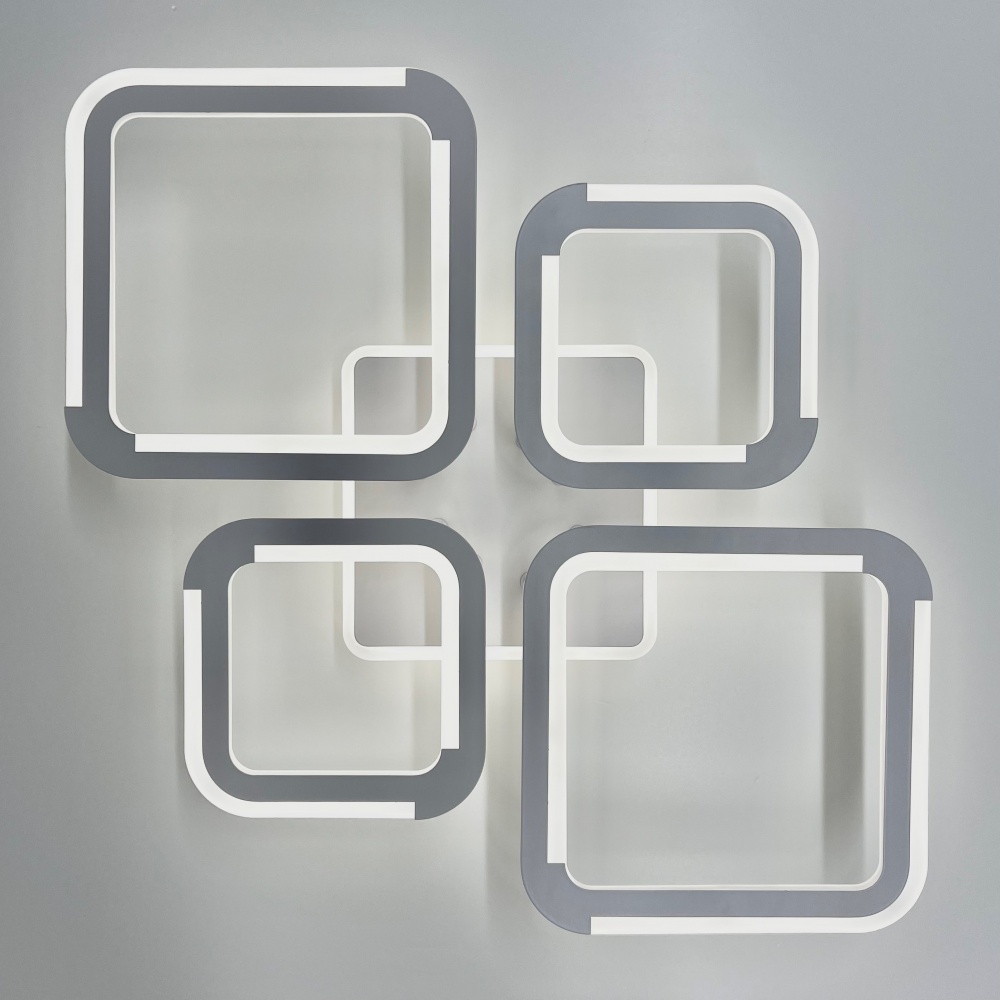 Люстра світлодіодна Luminaria 4x75 Вт LED-модуль 101 Біла SELENA 75W 5S WHITE