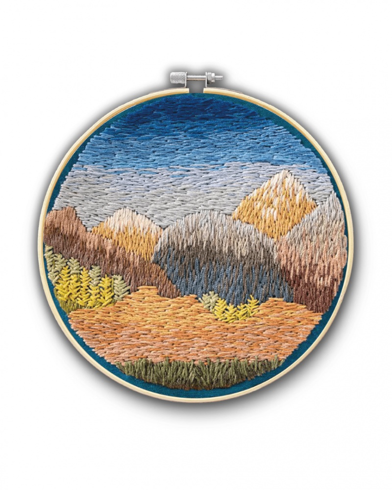 Набір для вишивання гладдю Гірський подих