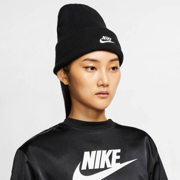 Шапка Nike U NSW CUFFED BEANIE UTILITY CI3233-010 OS черный