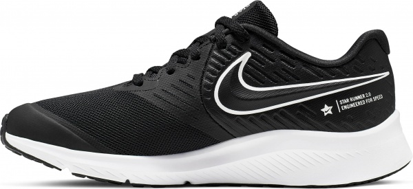 Кроссовки Nike STAR RUNNER 2 GS AQ3542-001 р.US 4,5Y черный