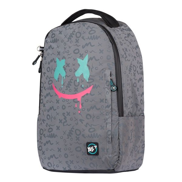 Рюкзак YES R-05 Riddle серый