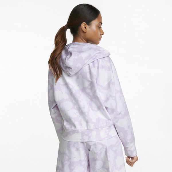 Джемпер Puma Summer Full-Zip Hoodie 84872517 р. XS сиреневый