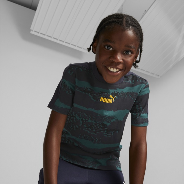 Футболка Puma ALPHA AOP TEE B 67010243 р.140 різнокольоровий