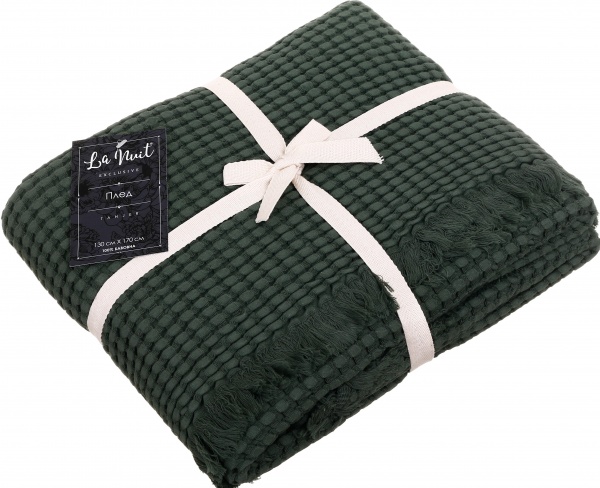 Плед Tanjer 130x170 см зеленый La Nuit 