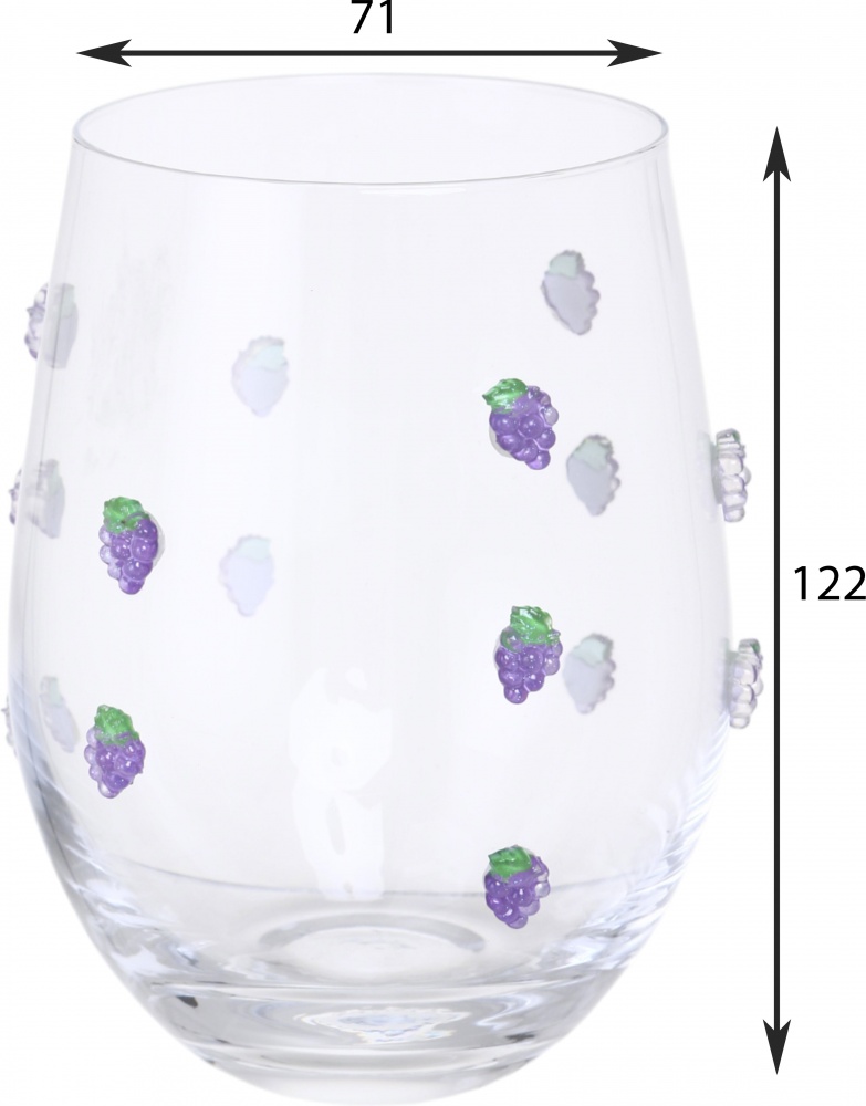 Стакан для воды Maxmark Grape 520 мл 1 шт.