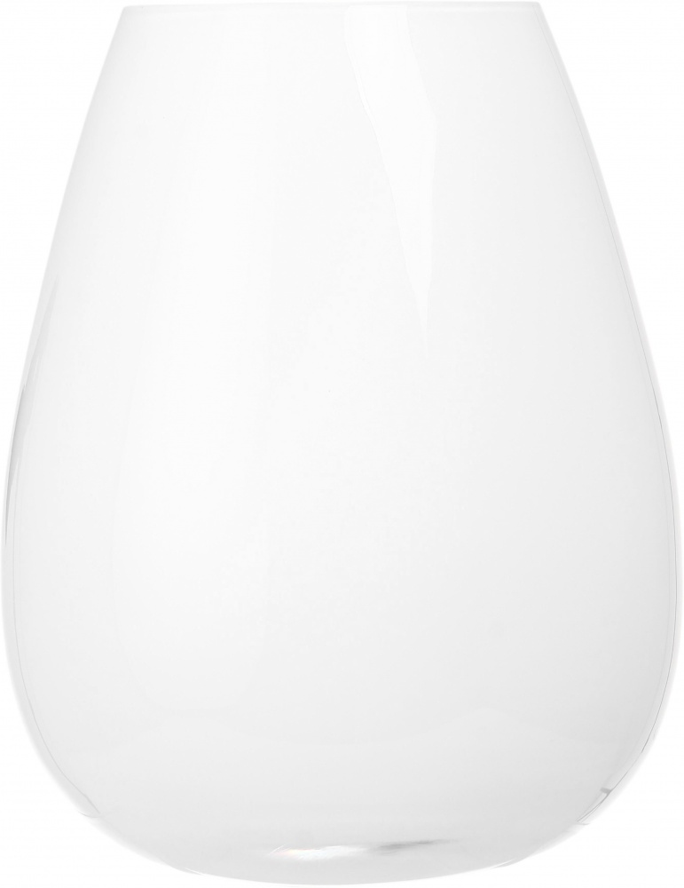 Ваза скляна Wrzesniak Glassworks Maestro Tear 22,8 см біла 17-10076A