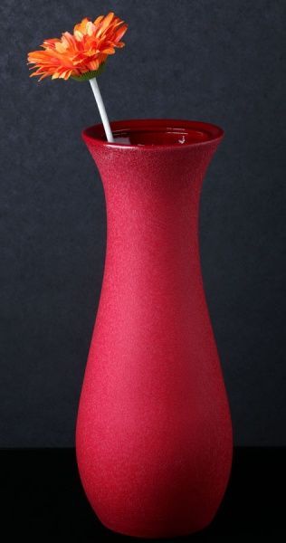 Ваза керамическая бордовая Осень Шелк 60 см Наша Кераміка