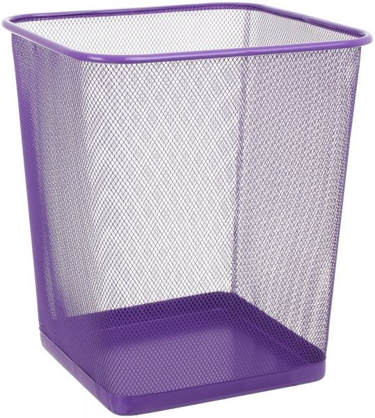 Корзина офісна для паперу 26,5x26,5x31,5 см фіолетовий 