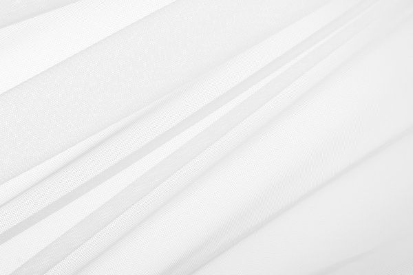 Ткань тюлевая декоративная белая 1507/161 2.9 м 