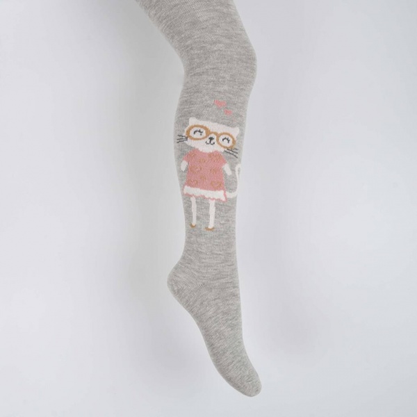 Колготки для девочек KATAMINO K30199р.119-131 серый 