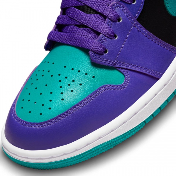 Кроссовки Nike AIR JORDAN 1 MID BQ6472-502 р.38,5 US 7,5 24,5 см бирюзово-синий