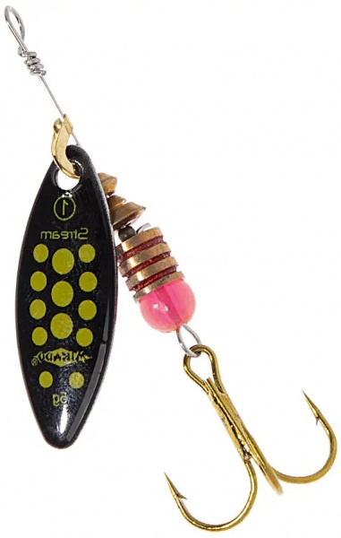 Блесна-вертушка Mikado 8 г Stream № 2 silver/21 silver