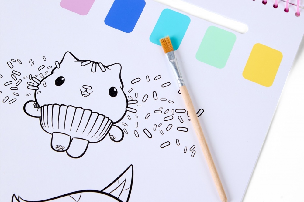 Раскраска водная «GABBY'S DOLLHOUSE 24 листа»