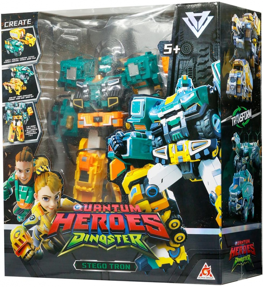Игровой набор DINOSTER с роботом-трансформером Стего Трон EU580804