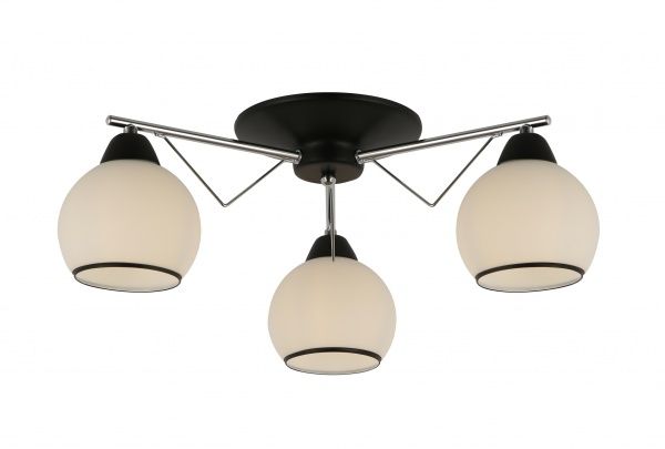 Люстра стельова Blitz 3x60 Вт E27 чорний 1808-43 