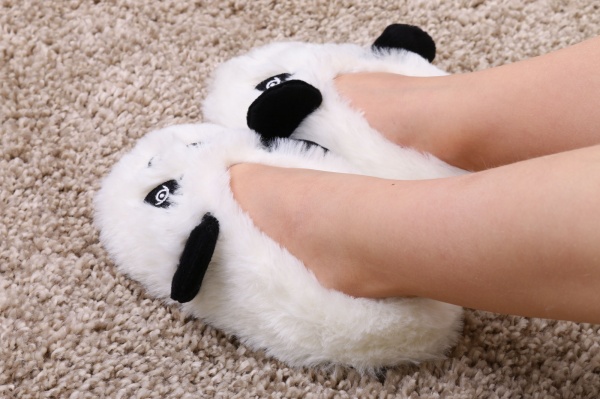 Тапочки детские унисекс Maxwin KIDS Зверюшки Панда р.32-34 белый 