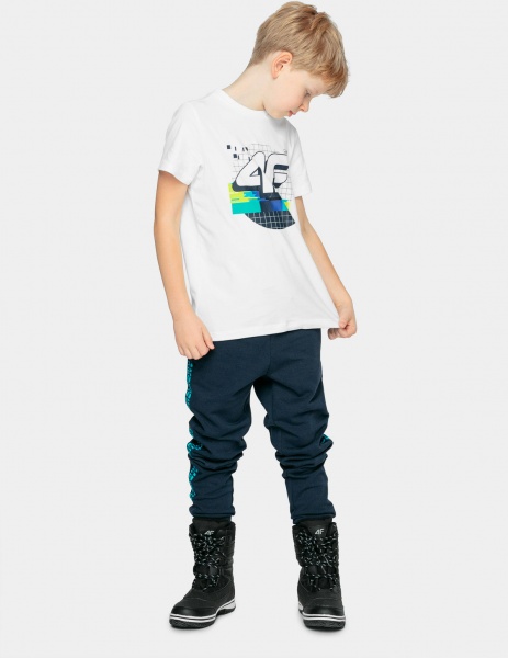 Футболка 4F HJZ21-JTSM003-10S р.158 белый