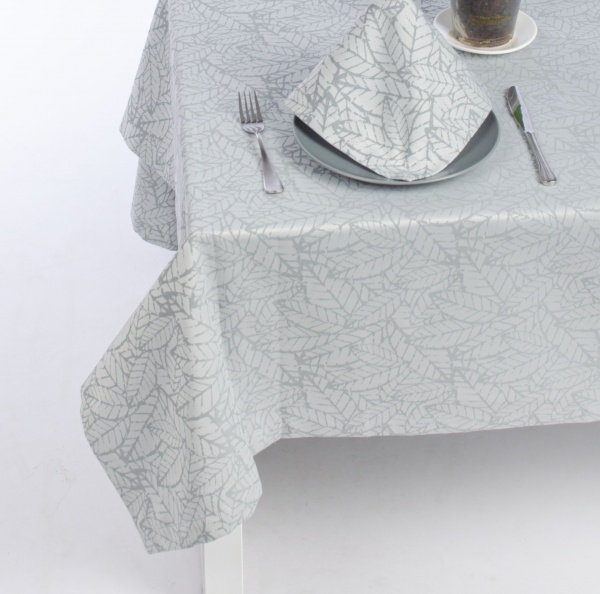 Скатерть Багренец 119-23/00 150x250 см серый Эдельвика 
