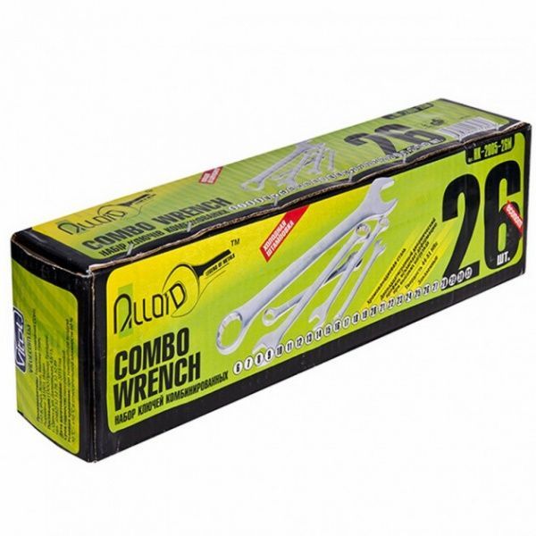 Набір ключів комбінованих Alloid 6-32 мм НК-2005-26М