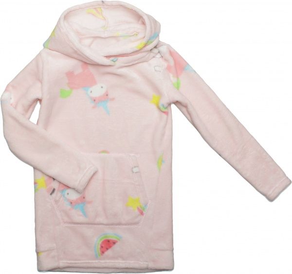 Туника для девочек Фламинго р.128 розовый с рисунком 881-910 