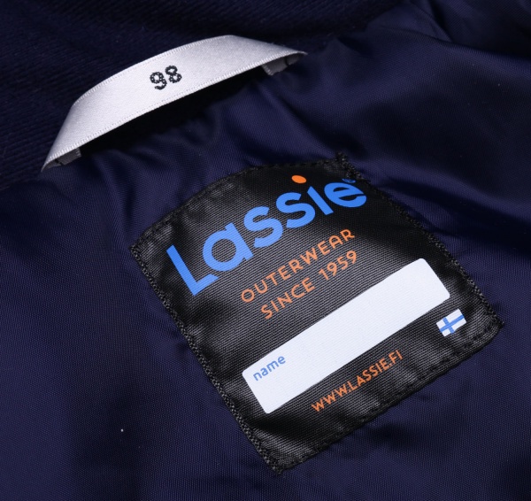 Комплект детской одежды для девочек Reima 4681 фуксия-темно-синий рост 110 с принтом 723732.9 