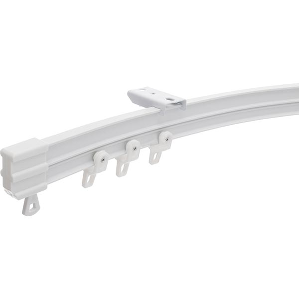 Карниз гнучкий Bella Vita B-1 одинарний укомплектований 350 см білий 