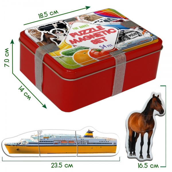 Пазли магнітні Magdum подарункові ML4031-62 EN