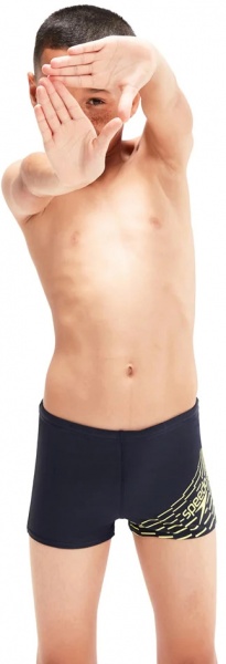 Плавки Speedo MEDLEY LOGO ASHT JM NAVY/GREEN 8-1241006864 р.152 чорний