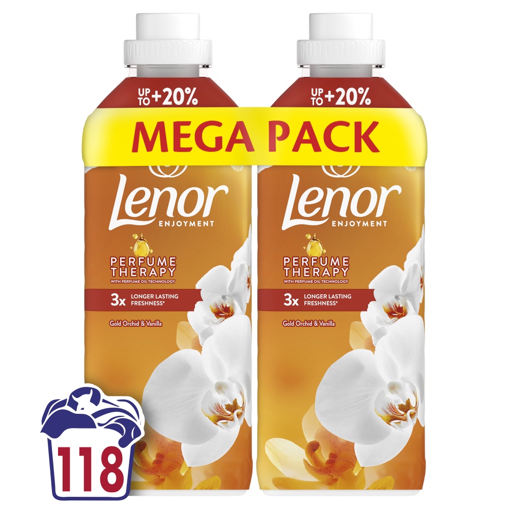Кондиционер для белья Lenor Золотая орхидея Mega Pack 1+1 1,239 л