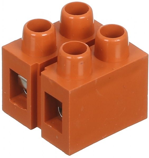 Колодка клемна EMT 2 полюси 0.5-6 кв.мм помаранчевий 