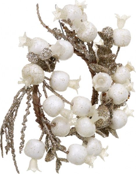 Декорація новорічна Віночок з горобини 18 см EPI-HS-32315L 